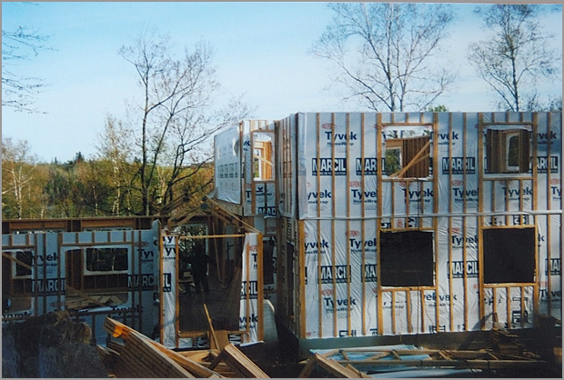 Construction (charpente) - Réalisé par Construction Pascal Rondeau à Val-David