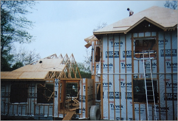 Construction (charpente) - Réalisé par Construction Pascal Rondeau à Val-David