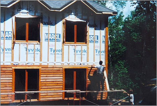 Construction (charpente) - Réalisé par Construction Pascal Rondeau à Val-David