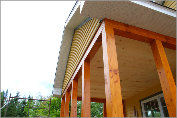 Construction (exterieur) - Réalisé par Construction Pascal Rondeau à Val-David