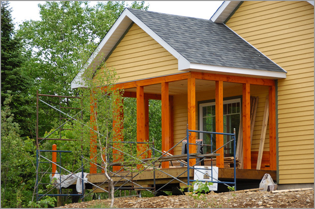 Construction (exterieur) - Réalisé par Construction Pascal Rondeau à Val-David