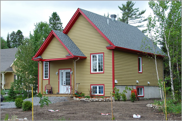 Construction (exterieur) - Réalisé par Construction Pascal Rondeau à Val-David