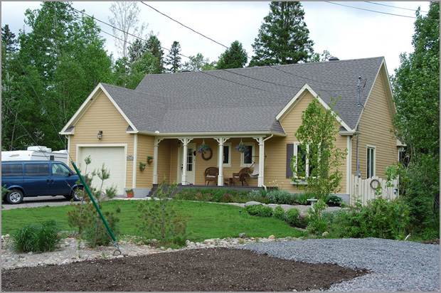 Construction (exterieur) - Réalisé par Construction Pascal Rondeau à Val-David