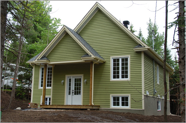 Construction (exterieur) - Réalisé par Construction Pascal Rondeau à Val-David