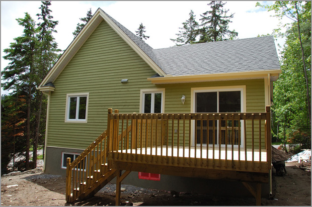 Construction (exterieur) - Réalisé par Construction Pascal Rondeau à Val-David