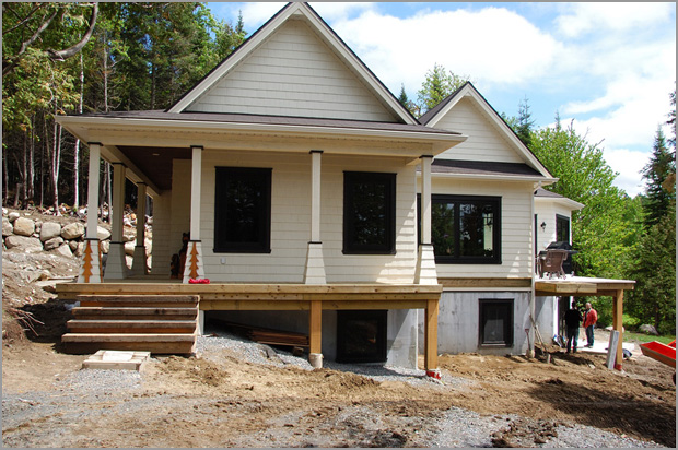 Construction (exterieur) - Réalisé par Construction Pascal Rondeau à Val-David