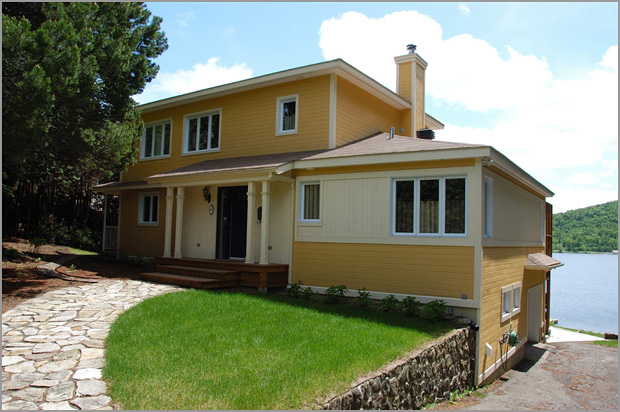 Construction (exterieur) - Réalisé par Construction Pascal Rondeau à Val-David