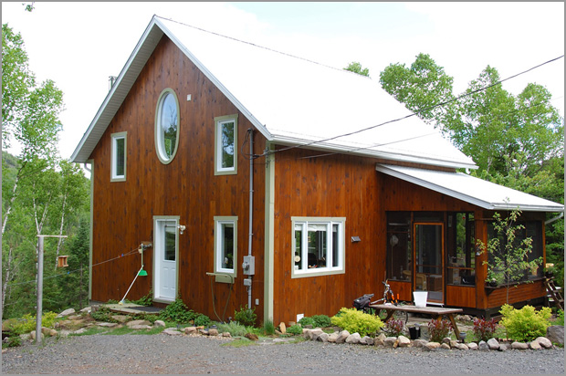 Construction (exterieur) - Réalisé par Construction Pascal Rondeau à Val-David