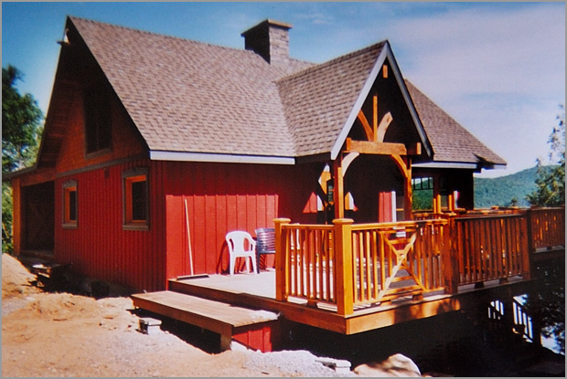 Construction (exterieur) - Réalisé par Construction Pascal Rondeau à Val-David