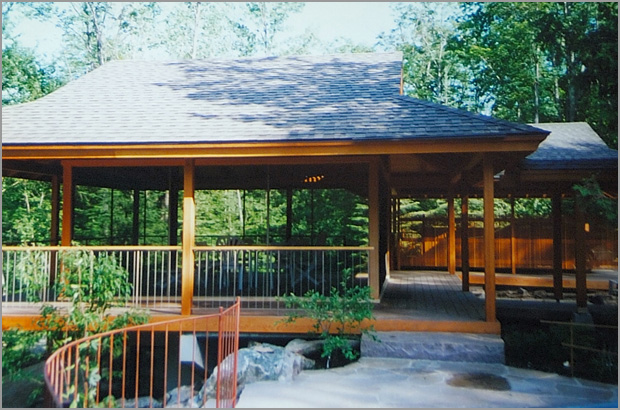 Construction (exterieur) - Réalisé par Construction Pascal Rondeau à Val-David