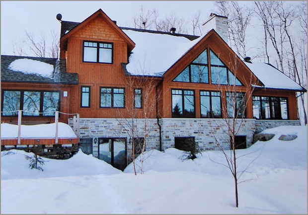 Construction (exterieur) - Réalisé par Construction Pascal Rondeau à Val-David