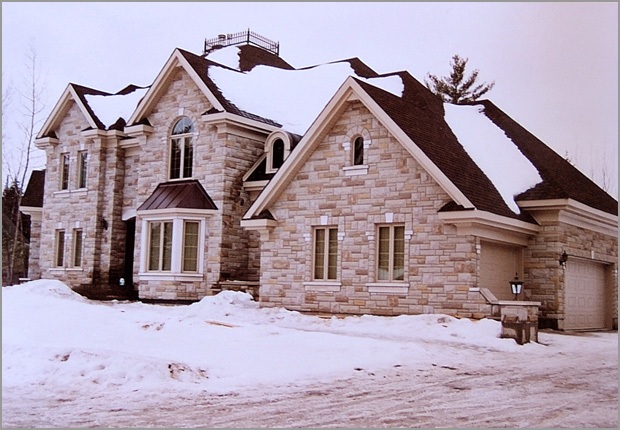 Construction (exterieur) - Réalisé par Construction Pascal Rondeau à Val-David