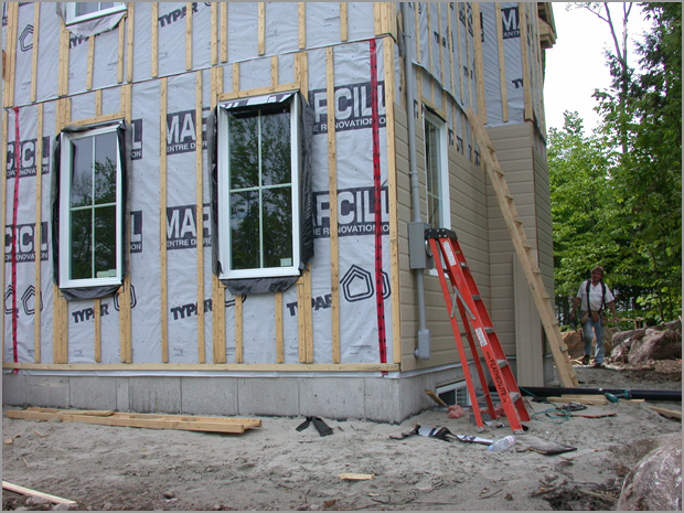 Construction (finition) - Réalisé par Construction Pascal Rondeau à Val-David