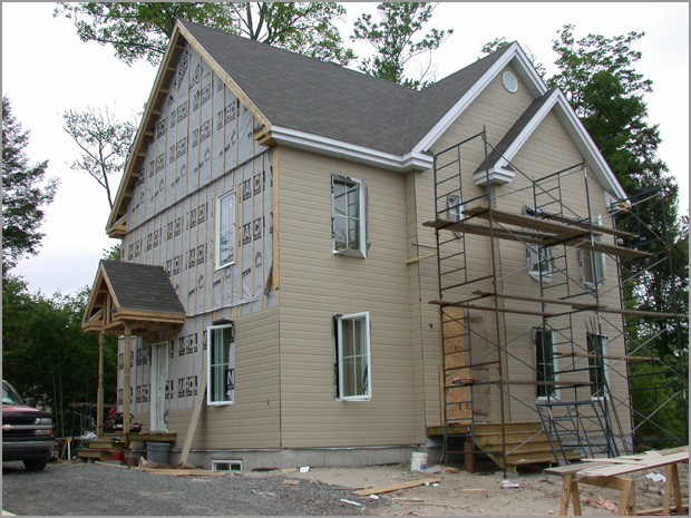 Construction (finition) - Réalisé par Construction Pascal Rondeau à Val-David