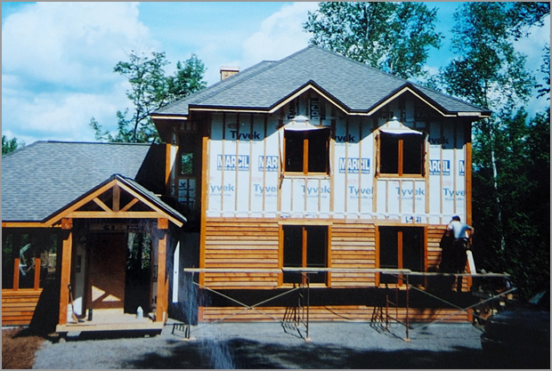 Construction (finition) - Réalisé par Construction Pascal Rondeau à Val-David