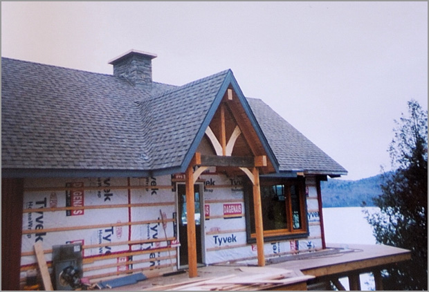 Construction (finition) - Réalisé par Construction Pascal Rondeau à Val-David