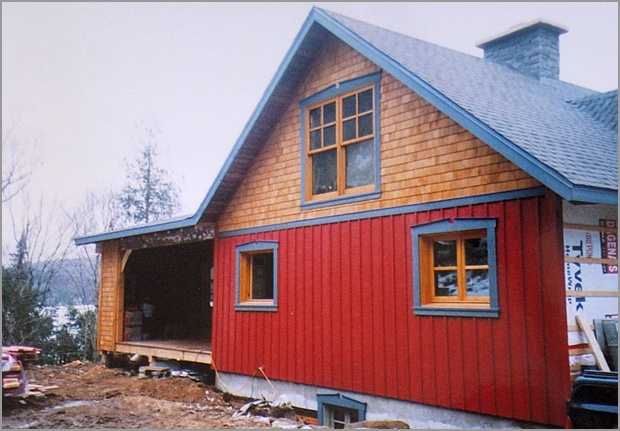 Construction (finition) - Réalisé par Construction Pascal Rondeau à Val-David
