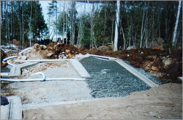 Construction (fondation) - Réalisé par Construction Pascal Rondeau à Val-David